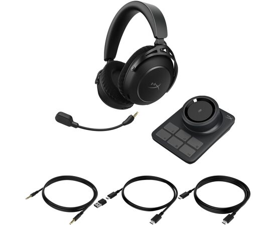 Навушники HyperX Cloud Alpha 2 Wireless Black (AJ5C7AA), зображення 9 Навушники HyperX Cloud Alpha 2 Wireless Black (AJ5C7AA), зображення 9