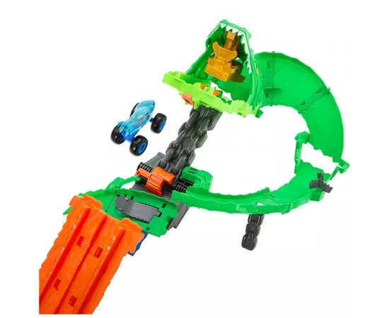 Автотрек Hot Wheels Атака вогняного дракона Monster Trucks (JFR06), зображення 6 Автотрек Hot Wheels Атака вогняного дракона Monster Trucks (JFR06), зображення 6