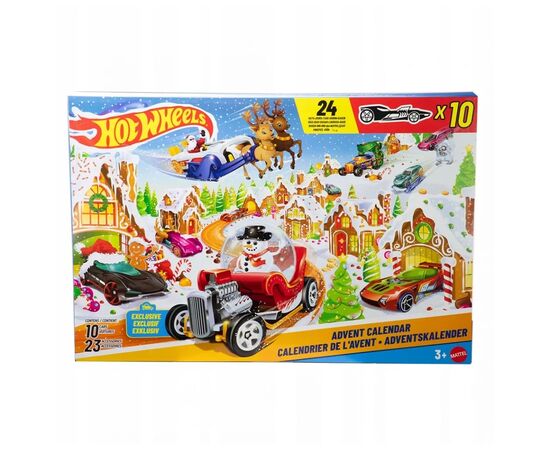 Игровой набор Hot Wheels Адвент-календарь 2025 (JCB47)