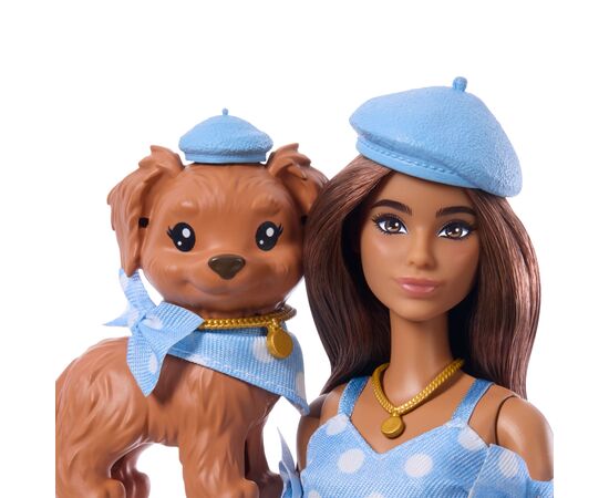 Кукла Barbie Twinning looks Голубой горошек (JFP38), изображение 3 Кукла Barbie Twinning looks Голубой горошек (JFP38), изображение 3