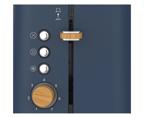 Тостер ECG ST 2768 Timber Petrol, зображення 5 Тостер ECG ST 2768 Timber Petrol, зображення 5