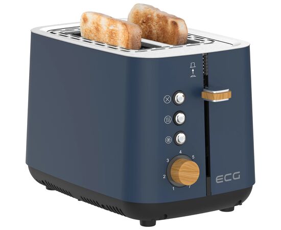Тостер ECG ST 2768 Timber Petrol, зображення 7 Тостер ECG ST 2768 Timber Petrol, зображення 7