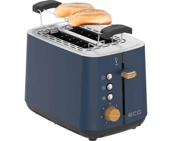 Тостер ECG ST 2768 Timber Petrol, зображення 9 Тостер ECG ST 2768 Timber Petrol, зображення 9