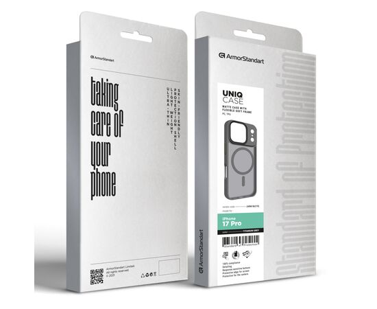 Чохол до мобільного телефона Armorstandart Uniq MagCase Apple iPhone 17 Pro Titanium Grey (ARM86270), зображення 2