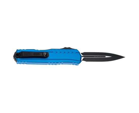 Нож Microtech Cypher II D/E Black Blade Standard Blue (1242-1BL), изображение 2 Нож Microtech Cypher II D/E Black Blade Standard Blue (1242-1BL), изображение 2