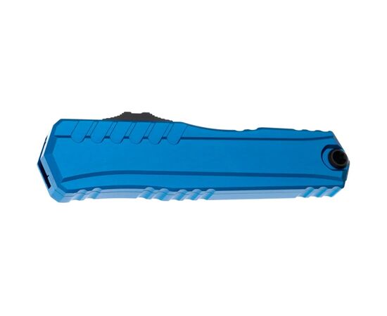 Нож Microtech Cypher II D/E Black Blade Standard Blue (1242-1BL), изображение 3 Нож Microtech Cypher II D/E Black Blade Standard Blue (1242-1BL), изображение 3