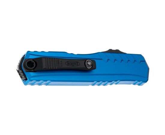 Нож Microtech Cypher II D/E Black Blade Standard Blue (1242-1BL), изображение 4 Нож Microtech Cypher II D/E Black Blade Standard Blue (1242-1BL), изображение 4
