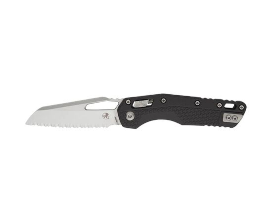 Ніж Microtech MSI Stonewash Serrated Tri-Grip Polymer Black (210T-12PMBK) Ніж Microtech MSI Stonewash Serrated Tri-Grip Polymer Black (210T-12PMBK)