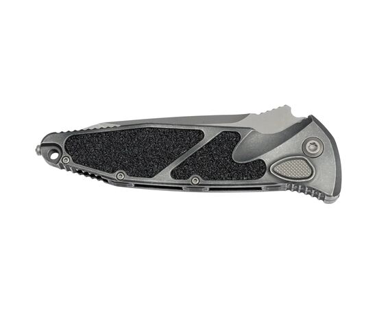 Нож Microtech Socom Elite Auto Tanto Point Apocalyptic Weathered Metal (161A-10APWME), изображение 3 Нож Microtech Socom Elite Auto Tanto Point Apocalyptic Weathered Metal (161A-10APWME), изображение 3