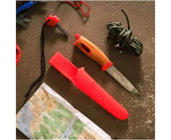 Ніж Morakniv Companion Spark Emergency S Red (14478), зображення 4 Ніж Morakniv Companion Spark Emergency S Red (14478), зображення 4