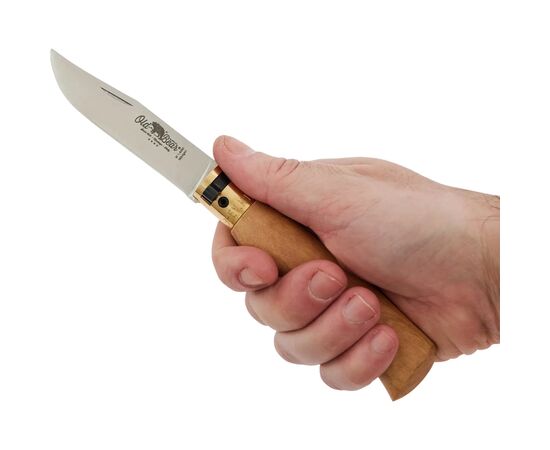 Ніж Old Bear Classic M, 420 steel, Olive (9307/19_LU), зображення 5 Ніж Old Bear Classic M, 420 steel, Olive (9307/19_LU), зображення 5