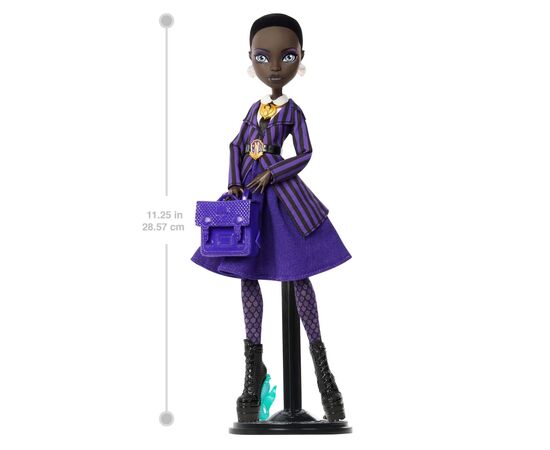 Кукла Monster High коллекционная Бьянка в школьной форме, X Wednesday (JDR71), изображение 7