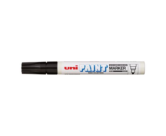 Маркер UNI Paint 2,2-2,8 мм, черный (PX-20(L) BLACK), изображение 2 Маркер UNI Paint 2,2-2,8 мм, черный (PX-20(L) BLACK), изображение 2