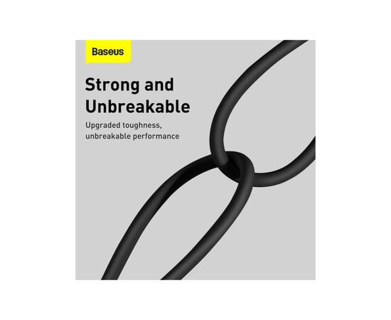 Дата кабель USB 2.0 AM to Lightning 2.0m 2.4A black Baseus (CALYS-C01), зображення 11