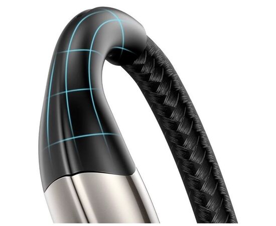 Дата кабель USB 2.0 AM to Lightning 2.0m 1.5A black Baseus (CALSP-C01), изображение 2