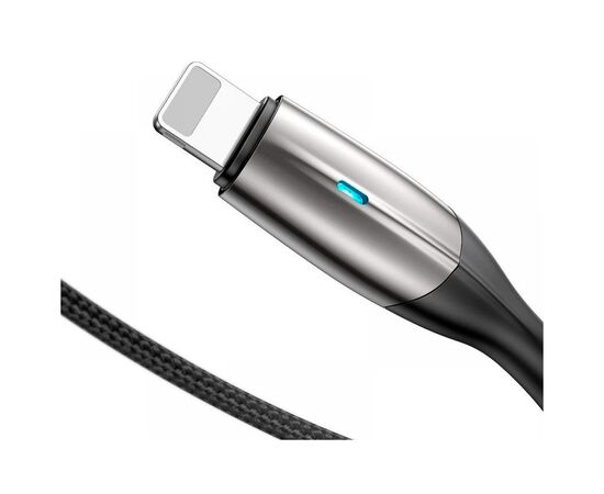 Дата кабель USB 2.0 AM to Lightning 2.0m 1.5A black Baseus (CALSP-C01), изображение 4