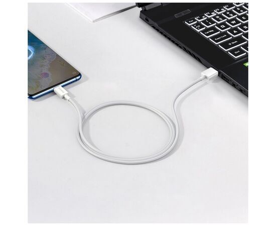 Дата кабель USB 2.0 AM to Micro 5P 1.0m 2A white Baseus (CAMYS-02), зображення 6