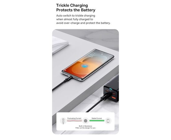 Дата кабель USB 2.0 AM to USB-C 2.0m 65W black Baseus (CAYS001001), изображение 11