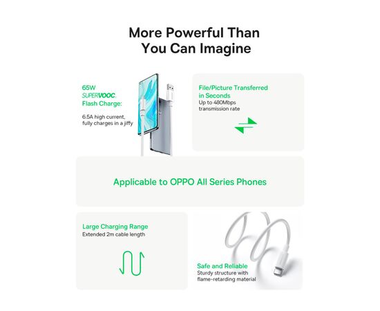 Дата кабель USB 2.0 AM to USB-C 2.0m 65W black Baseus (CAYS001001), изображение 9