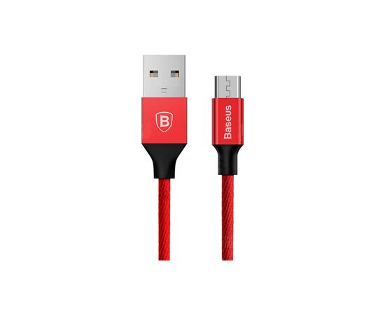 Дата кабель USB 2.0 AM to Micro 5P 1.5m red Baseus (CAMYW-B09)