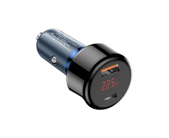 Зарядное устройство Essager 1xUSB-C 65W + 1xUSB blue (ECCPD-HJ03), изображение 2 Зарядное устройство Essager 1xUSB-C 65W + 1xUSB blue (ECCPD-HJ03), изображение 2