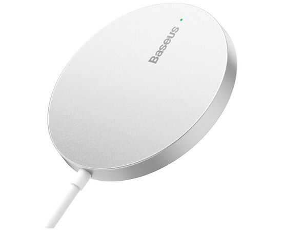 Зарядное устройство Baseus Simple Mini3 Magnetic Wireless Charger 15W Silver (CCJJ040012)