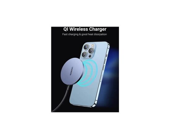 Зарядное устройство UGREEN Magnetic Wireless Charger 15W CD245 (30233), изображение 2