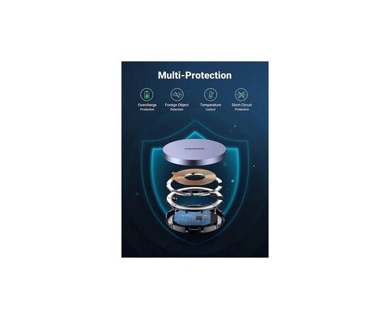 Зарядное устройство UGREEN Magnetic Wireless Charger 15W CD245 (30233), изображение 4