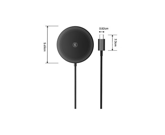 Зарядное устройство Essager 2-in-1 wireless charger 15W black (EWXCX-CF01-Z), изображение 4 Зарядное устройство Essager 2-in-1 wireless charger 15W black (EWXCX-CF01-Z), изображение 4