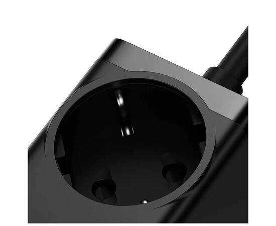 Зарядное устройство Baseus AC + 2xUSB-C 100W + 2xUSB + cable USB-C to USB-C 100W 1.0m black (PSZM000401), изображение 4