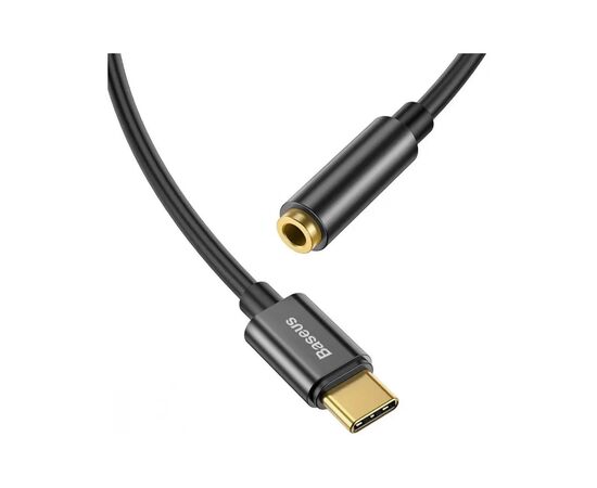 Переходник USB-C M to 3.5mm F 0.1m black Baseus (CATL54-01), изображение 2