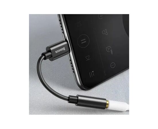Переходник USB-C M to 3.5mm F 0.1m black Baseus (CATL54-01), изображение 6