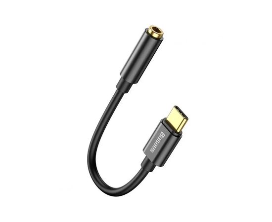 Переходник USB-C M to 3.5mm F 0.1m black Baseus (CATL54-01)