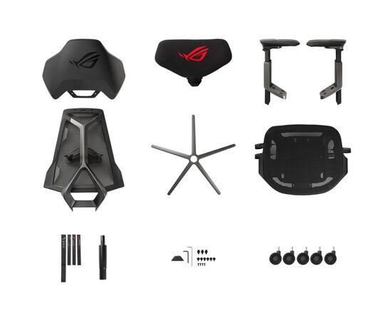 Кресло игровое ASUS SL400 ROG DESTRIER ERGO (90GC0120-MSG010/020), изображение 7