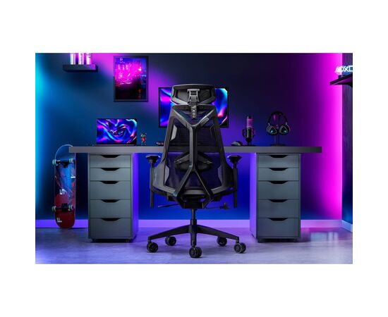 Кресло игровое ASUS SL400C ROG DESTRIER CORE Black (90GC01P0-MSG010), изображение 9