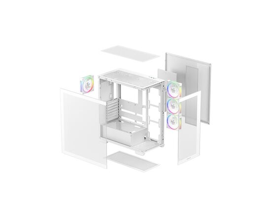 Корпус для ПК Deepcool CG580 4F WH V2, зображення 11