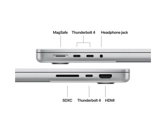 Ноутбук Apple MacBook Pro 14 A3434 M5 Silver (MDE44UA/A), изображение 3