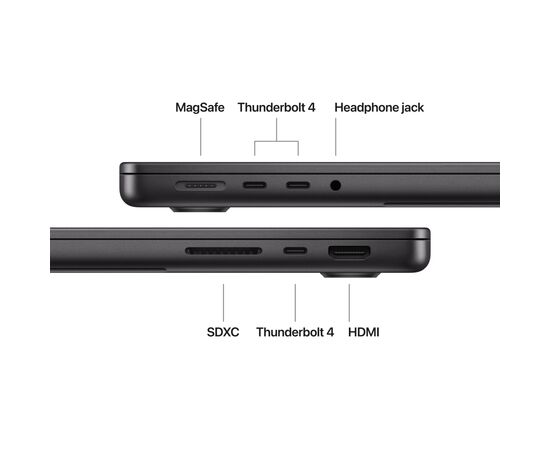 Ноутбук Apple MacBook Pro 14 A3434 M5 Space Black (MDE14UA/A), изображение 3