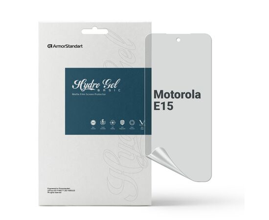 Пленка защитная Armorstandart hydrogel Matte Motorola E15 (ARM83134)