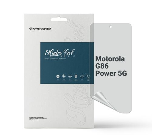 Пленка защитная Armorstandart hydrogel Matte Motorola G86 Power 5G (ARM86582)