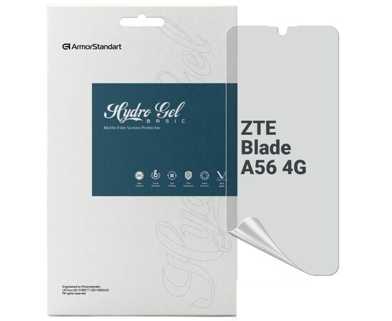 Пленка защитная Armorstandart hydrogel Matte ZTE Blade A56 4G (ARM87515)