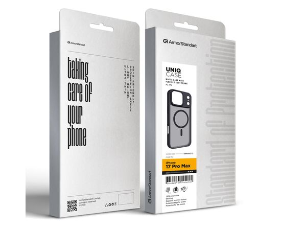 Чехол для мобильного телефона Armorstandart Uniq MagCase Apple iPhone 17 Pro Max Black (ARM86271), изображение 2