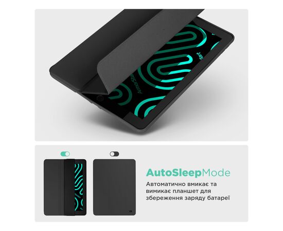 Чехол для планшета Armorstandart Smart Fold Pen Xiaomi Redmi Pad 2 Black (ARM86105), изображение 6