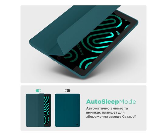 Чохол до планшета Armorstandart Smart Fold Pen Xiaomi Redmi Pad 2 Pine Green (ARM86108), зображення 6