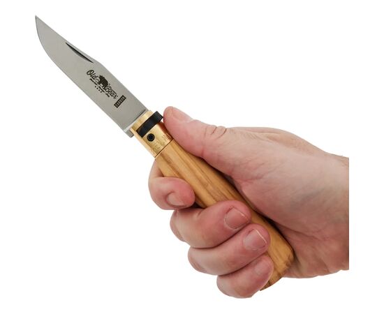 Ніж Old Bear Classic M, C70 steel, Olive (9306/19_LU), зображення 5 Ніж Old Bear Classic M, C70 steel, Olive (9306/19_LU), зображення 5