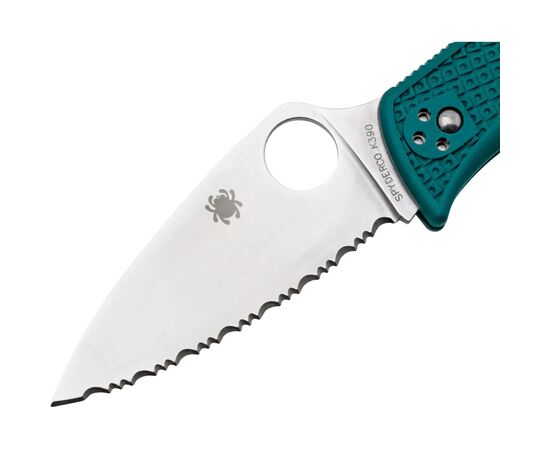 Ніж Spyderco Leafjumper Serrated Blue (C262SBLK390), зображення 3