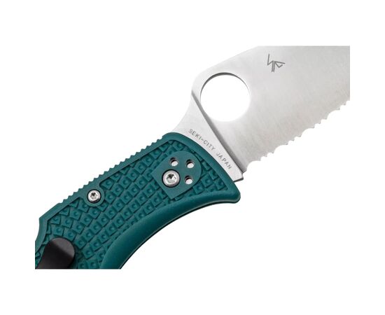 Ніж Spyderco Leafjumper Serrated Blue (C262SBLK390), зображення 4