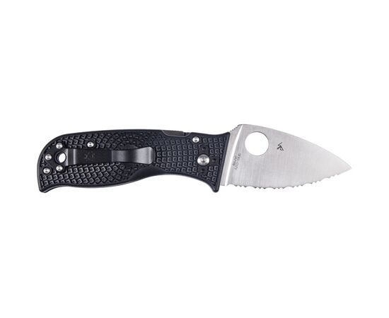 Ніж Spyderco Lil Temperance 3 Lightweight Serrated Black (C69SBK3), зображення 2