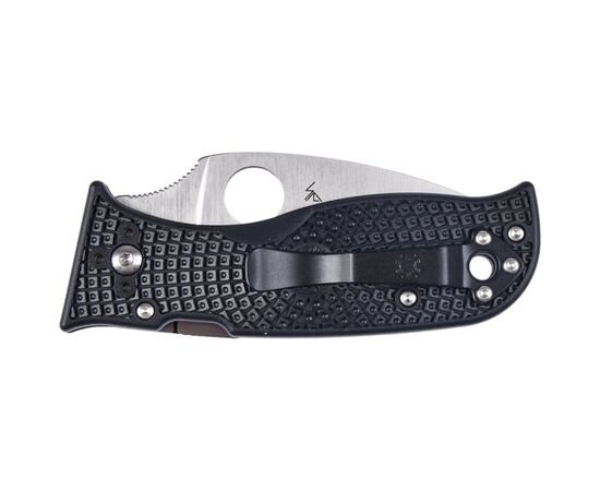 Ніж Spyderco Lil Temperance 3 Lightweight Serrated Black (C69SBK3), зображення 4
