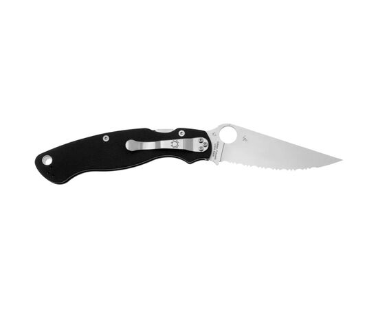 Ніж Spyderco Military 2 Serrated Black (C36GS2), зображення 2